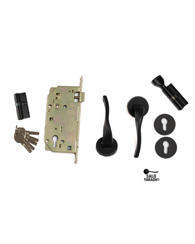 پک کامل دستگیره درب مشکی