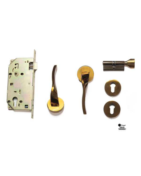 پک کامل دستگیره درب زیتونی